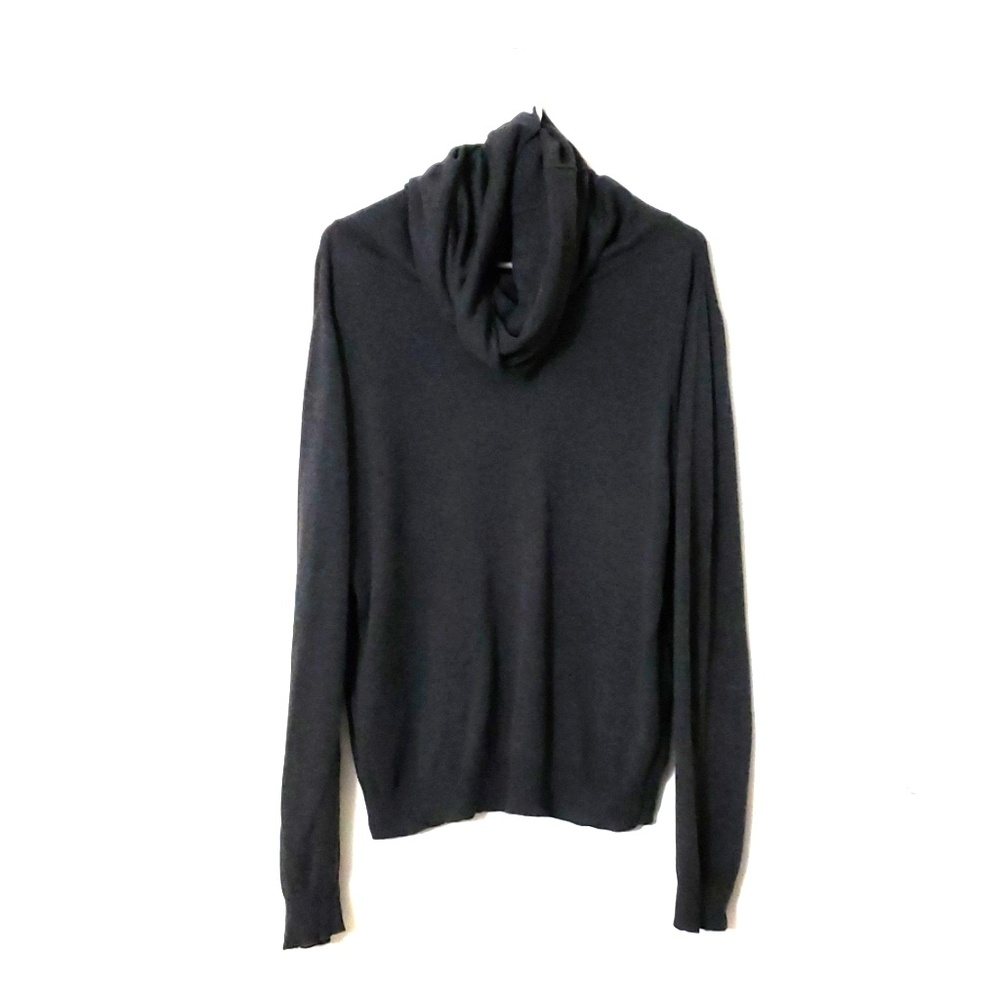 Mens long neck sweater